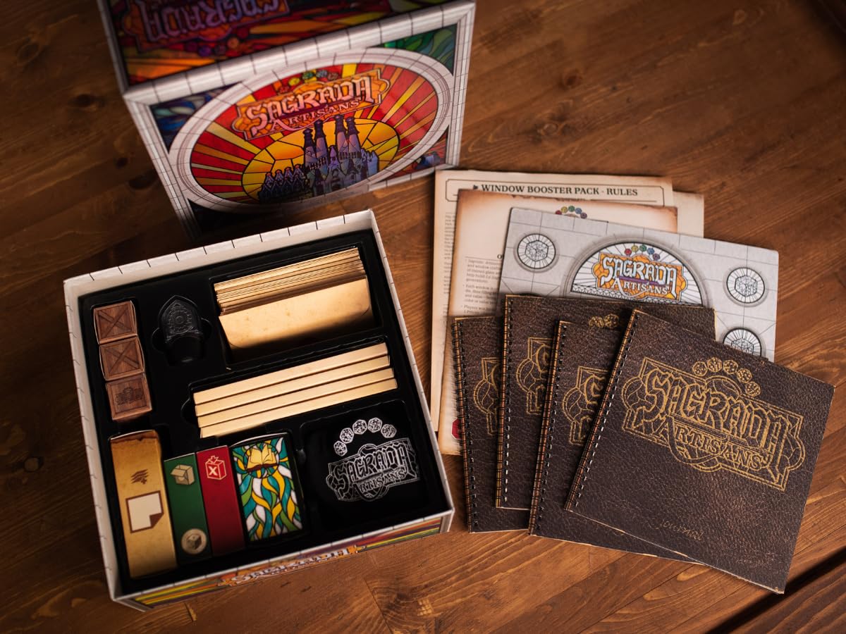 Sagrada Artisans - A Strategy Game Based on The Award-Winning Board Game, Sagrada! | Family Board Game for Kids & Adults | Ages 10 and Up | for 2 to 4