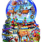 SUNSOUT INC - Christmas Snow Globe - 1000 pc Special Shape Jigsaw Puzzle by Artist: Adrian Chesterman - Finished Size 26.25" x 34.25" Christmas - MPN#