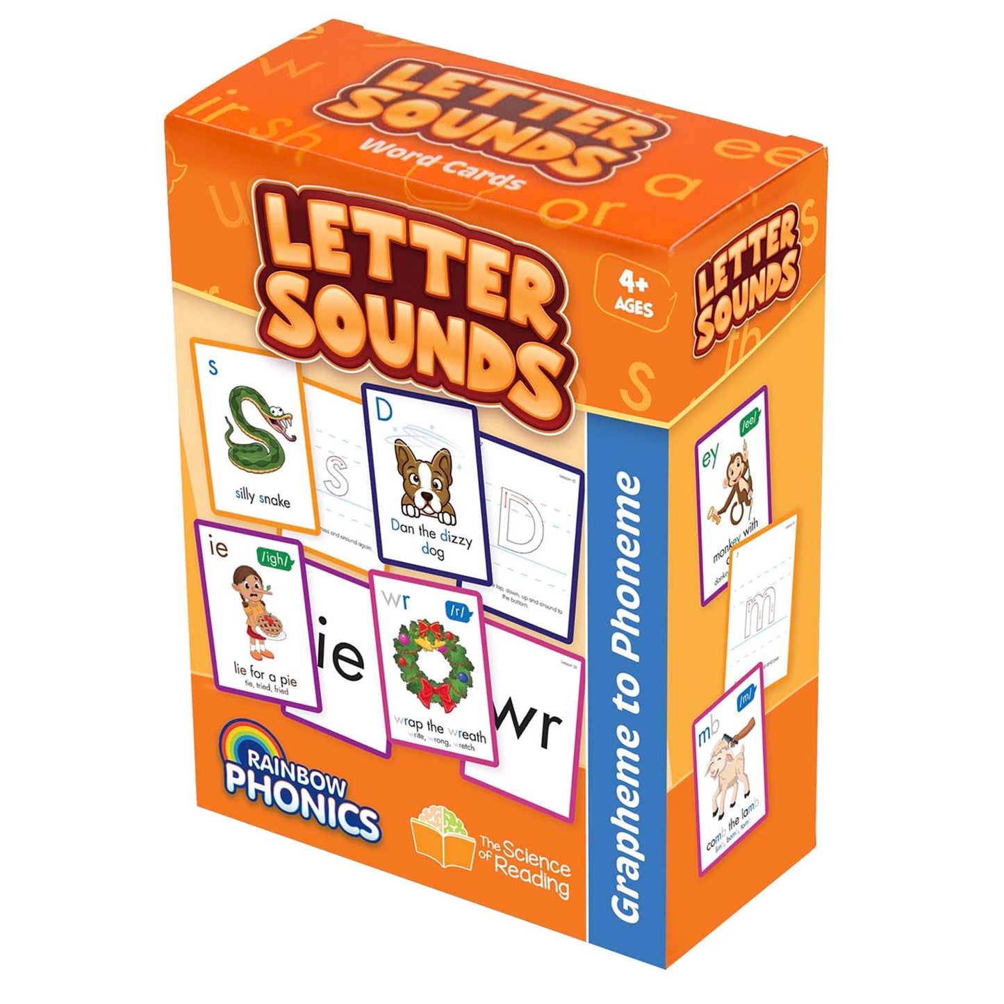 Junior Learning: Rainbow Phonics - Letter Sounds - 151 Word Cards, Flash Cards for Learning Spelling-to-Sound Patterns, Level Based Cards, Kids Ages