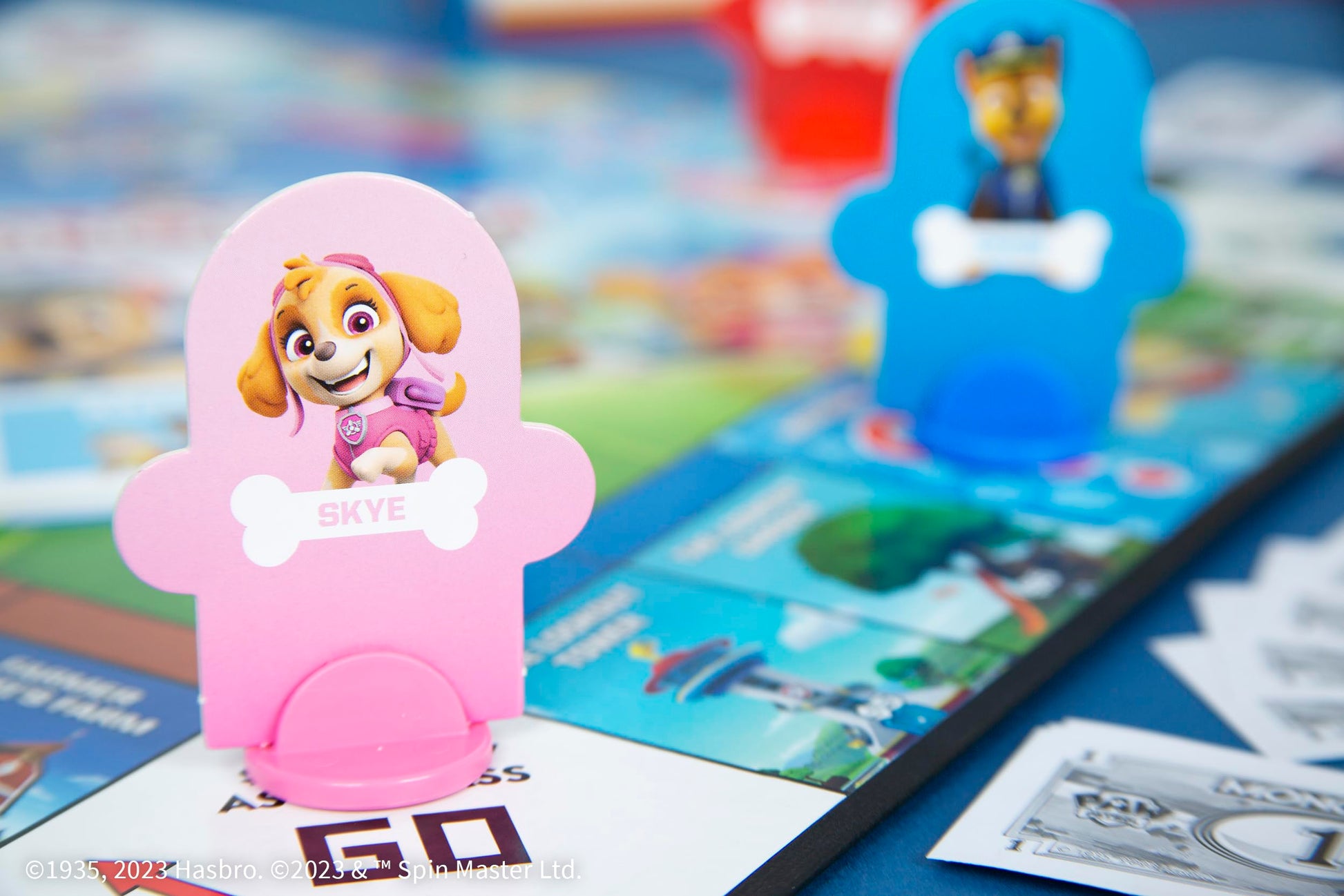 Monopoly JR PAW Patrol Board Game | Featuring Chase, Marshall, Skye, and Rubble | Officially Licensed Nickelodeon PAW Patrol Game | Family-Friendly