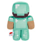 Mattel Minecraft Diamond Steve Soft Plush Collectible Pixelated Design Famous Game Character Toy for Kids 3+ Years HPP23