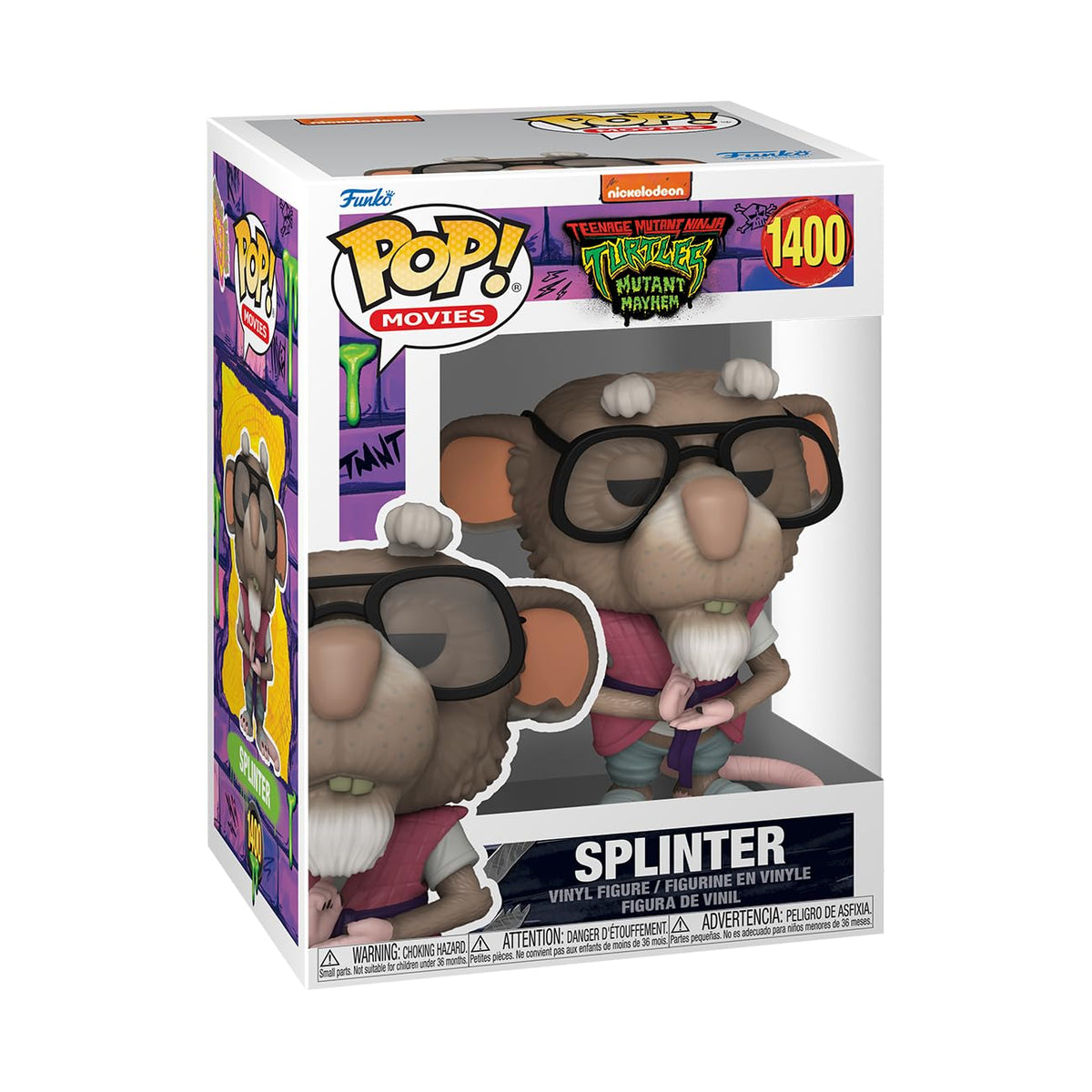 Funko POP! Movies: Teenage Mutant Ninja Turtles (TMNT) - Master Splinter - Collectable Vinyl Figure - Gift Idea - Official Merchandise - for Kids