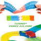 Mindscope Twister Tracks Mega Set Neon Glow in The Dark Flexible Track System with 547 Pieces Over 25 Feet of Track & Accessories