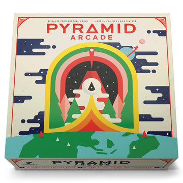 Looney Labs Pyramid Arcade Board Game - 22 Games in One Multi Game Tabletop System for 1-6 Players