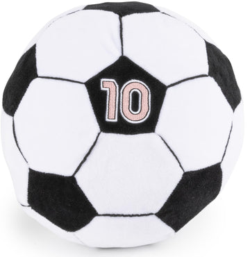 Jay Franco Messi Plush Pillow Buddy - Ultra-Soft Stuffed Plushie & Cozy Pillow, Official Licensed Product, 8 Inch, White - Messi's Ball