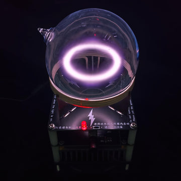 Vastarry Tesla Coil Arc Light Dynamic Plasma Ring Science Experiment Gadget Geek Collectible Party Light Decor