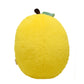 YONLIT Lemon Plush Pillow Cute Fruit Stuffed Animal Soft Plushie Snuggly Hugging Pillow Toy Gifts for Kids Brithday Lemon Lover and Christmas 12.6