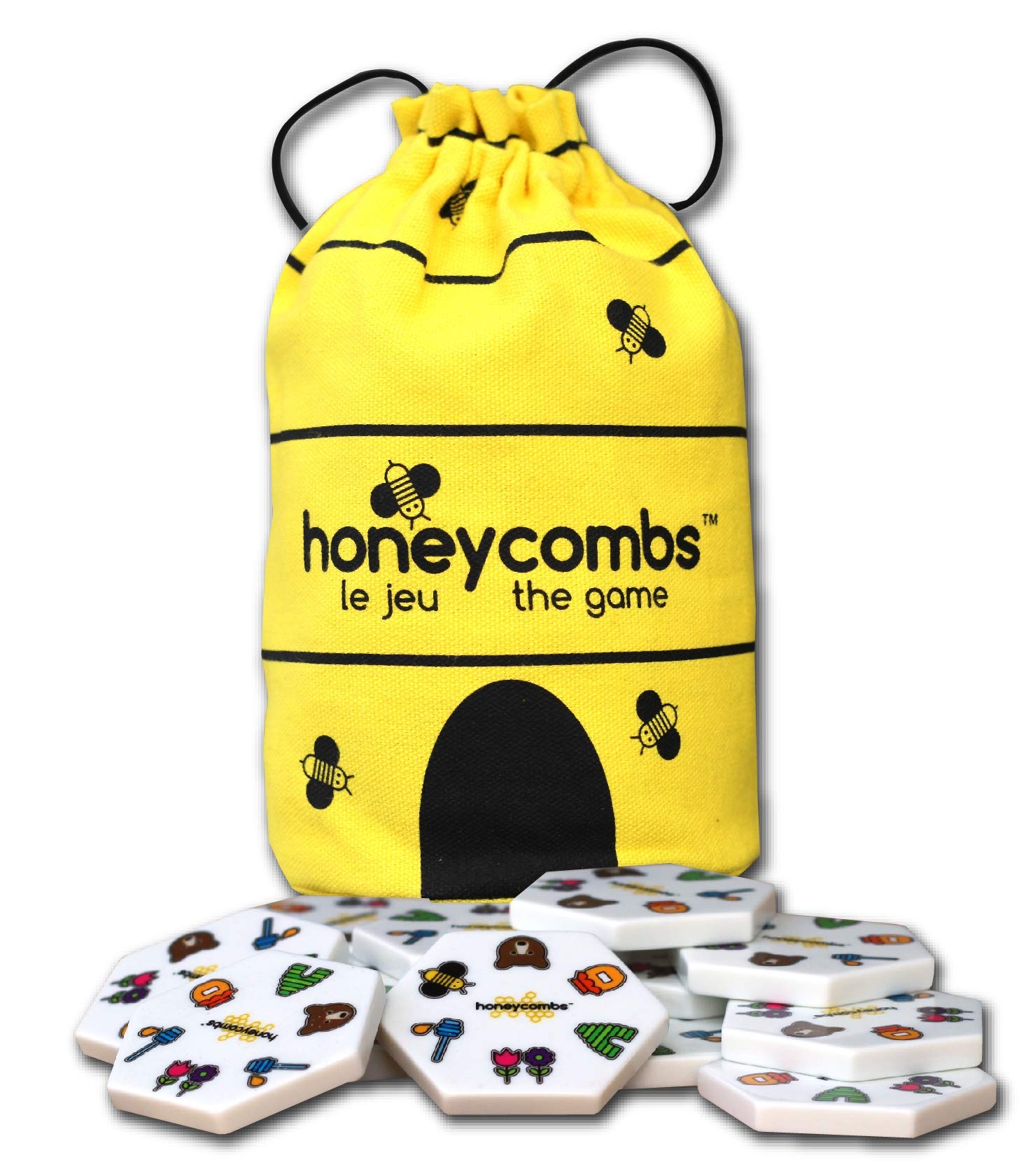 HoneyCombs Game, Tile Matching Game for Kids & Families, 52 Tiles, Ages 6+