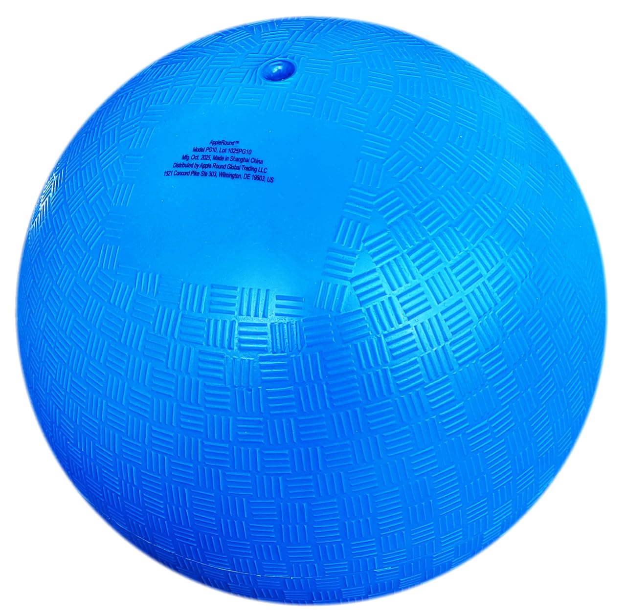 AppleRound 8.5-inch Dodgeball Playground Balls, Pack of 4 Balls with 1 Pump, Official Size for Dodge Ball, Handball, Camps and Schools (Multicolor)