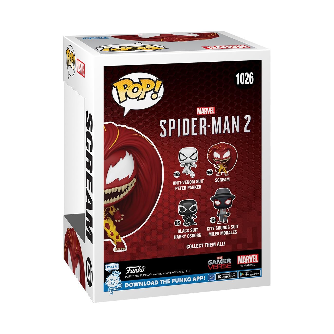 Funko Pop Marvel: Gamerverse - Spider-Man 2: Scream - Spider-Man 2 Video Game - Collectable Vinyl Figure - Gift Idea - Official Merchandise - Toys for