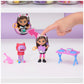 Gabby's Dollhouse 6062027-1 Gabby‘s Dollhouse, Kitty Karaoke Set mit 2 Spielzeugfiguren, 2 Zubehörteilen, Überraschungsbox und Möbelstück