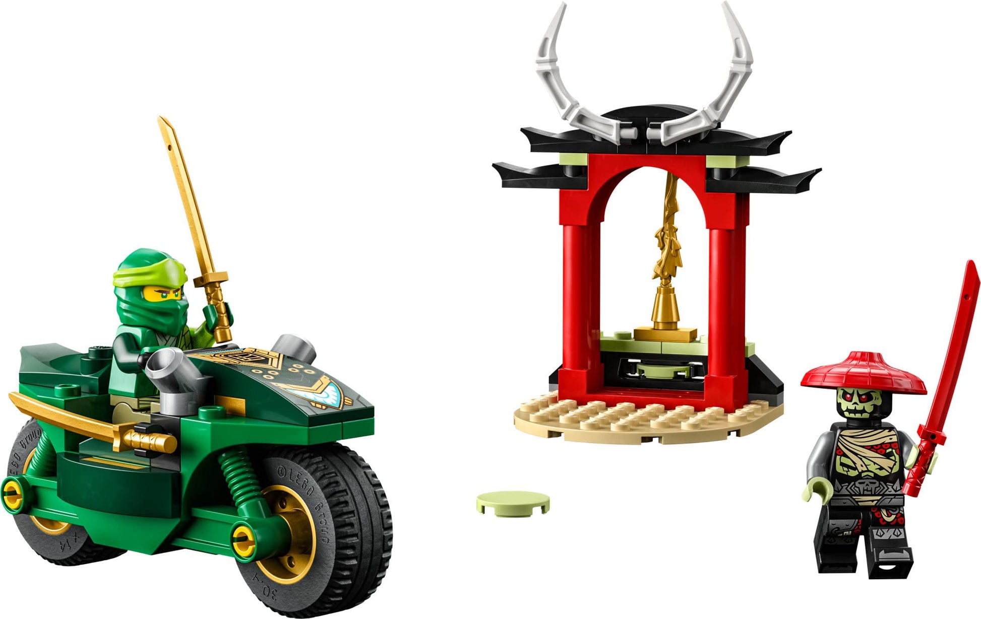 LEGO NINJAGO Lloyd’s Ninja Street Bike, Ninja Motorcycle Toy Building Kit, Easy-to-Build Beginners Learning Set for Pretend Play, Ninja Gift Idea