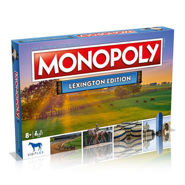 Monopoly Board Game Lexington Edition: 2-6 Players Family Board Games for Kids and Adults, Board Games for Kids 8 and up, for Kids and Adults, Ideal