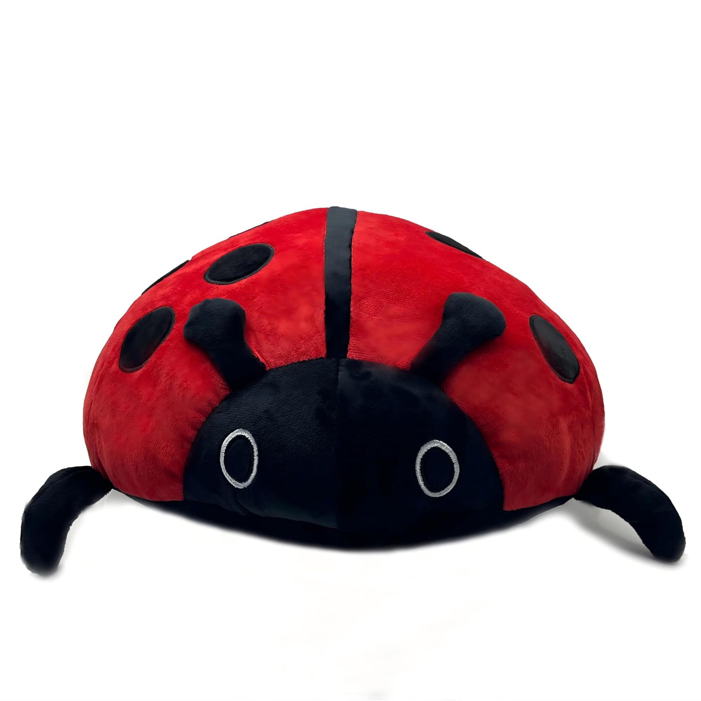 WUFUVAP 16 Inch Cute Ladybug Plush Realistic Ladybug Stuffed Animal Ladybird Plush Toy Stuffed Lady Beetle Plushie Pillow Gift for Kids