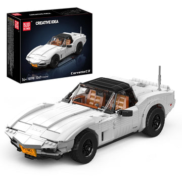 Mould King 10198 Technology Supercar Building Block Kits, Car Model Building Sets, MOC Car Gift for Adult Collections Enthusiasts, 1347 Pieces