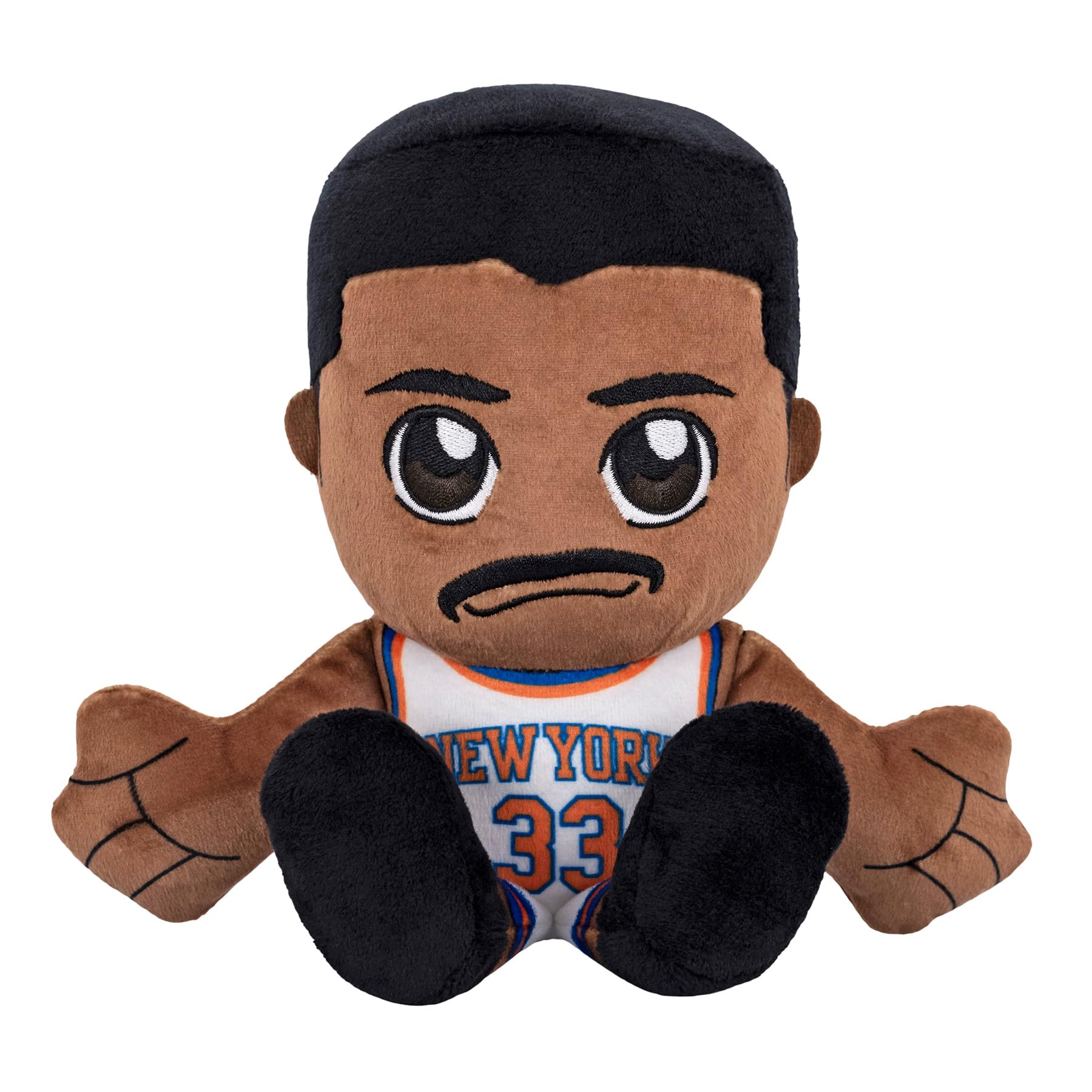 Bleacher Creatures New York Knicks Patrick Ewing 8" NBA Kuricha Sitting Plush - Soft Chibi Inspired NBA Legend