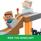 Mattel Minecraft Mini Mode Playset, Rise of the Warden Set with 2 Minis including Steve & Warden Figures & DLC Code