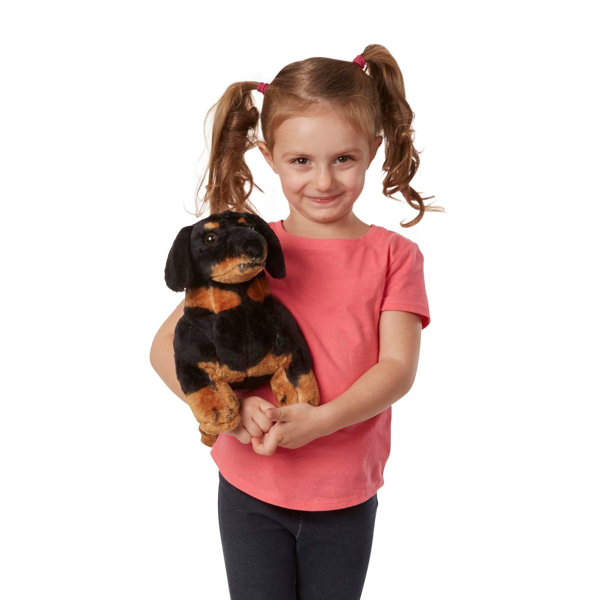 Melissa & Doug Giant Dachshund - Lifelike Stuffed Animal Dog Large