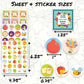 670Pcs Rosh Hashanah Stickers - Rosh Hashanah Sticker Set for Kids and Classroom Decorations, Arts and Crafts, Shana Tova Cards and Gifts, Party
