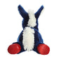 Aurora® Adorable Mini Flopsie™ Brave Donkey Stuffed Animal - Playful Ease - Timeless Companions - Blue 8 Inches