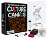 CP TIME Culture Canvas Drawing Party Game Celebrating Black Culture, 300+ Cards, 7 Categories, with Whiteboard, Markers, and Sand Timer, for Ages 8