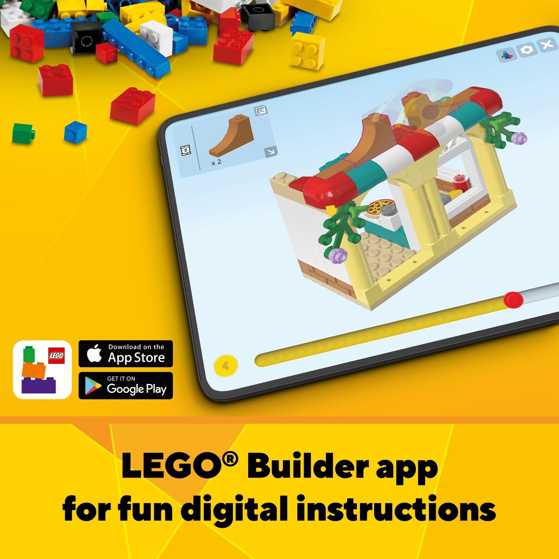 LEGO Creator 3 in 1 Main Street Building Toy Set, Features a Toy City, Art Deco Building, Market Street, Hotel, Café, Music Store and 6 Minifigures,