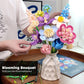 Bouquet Building Set,880 PCS Botanical Collection Building Block Toy,Compatible with Lego Flowers Rose Peony Home Plant Decor,Birthday Gift for Adults