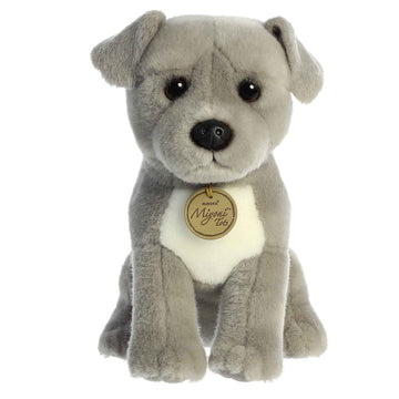 Aurora® Adorable Miyoni® Tots Pit Bull Puppy Stuffed Animal - Lifelike Details Make a Cherished Companion - Perfect for Decorating Bedrooms or