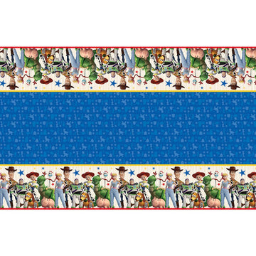 Disney Toy Story 4 Rectangular Plastic Table Cover - 54" x 84", 1 Pc