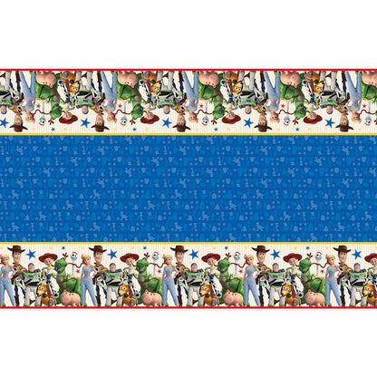 Disney Toy Story 4 Rectangular Plastic Table Cover - 54" x 84", 1 Pc