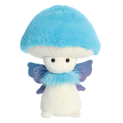 Aurora® Vibrant Fungi Friends™ Fairy Stuffed Animal - Unique Design - Loveable Companions - Blue 9 Inches