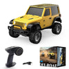 OBIOCKIDAY 1/36 RC Off-Road Car, 2.4G 4WD Full-Proportional Remote Control Climbing Car with LED Lights, Pickup RC Truck Mini-Van, Crawler Climber