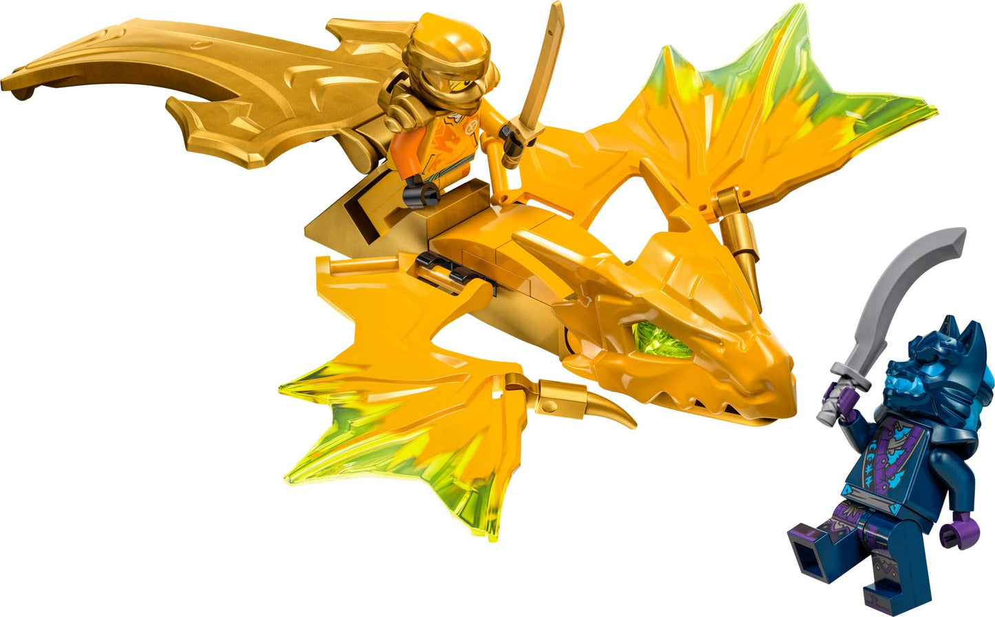 LEGO NINJAGO Arin’s Rising Dragon Strike Toy, Ninja Action Figure Playset with Arin Minifigure, Building Ninja Battle Toy Set for Kids, Gift Idea