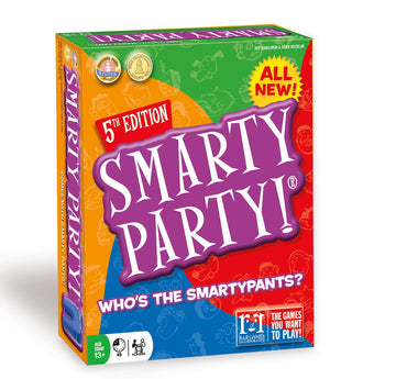 R&R Games Smarty Party 5th Edition Family Trivia Party Game for Ages 13+, 3-8 Players