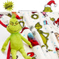 Dr. Seuss The Grinch Holiday & Christmas Kids Bedding Super Soft Plush Pillow and Throw 2 Piece Set, 40 in x 50 in (Officially Licensed Product) By