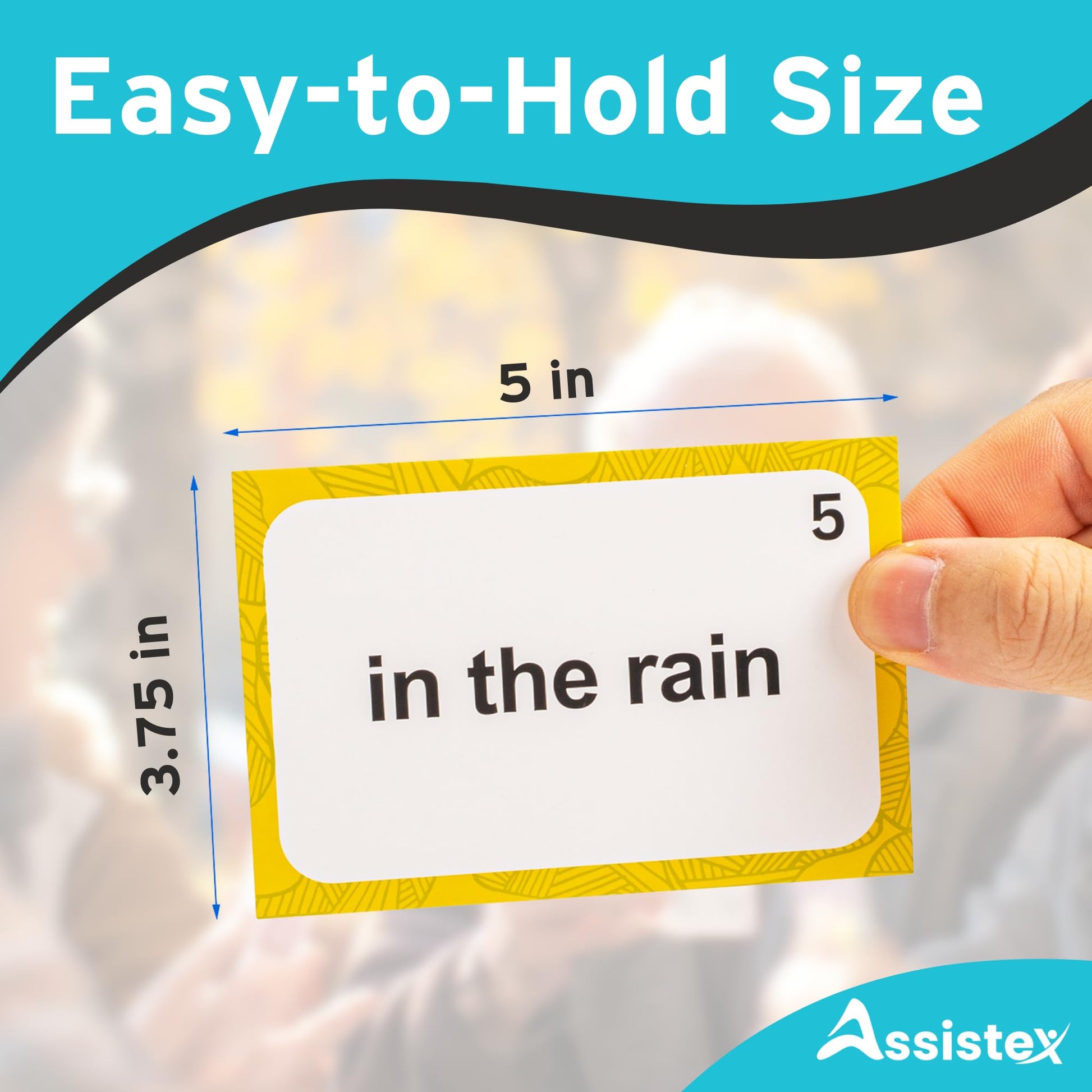 Assistex 2 in 1 Matching Memory Card Games for Seniors - Brain Game for Dementia Patients - Adult Memory Game for Seniors - Lyric and Idiom Cards