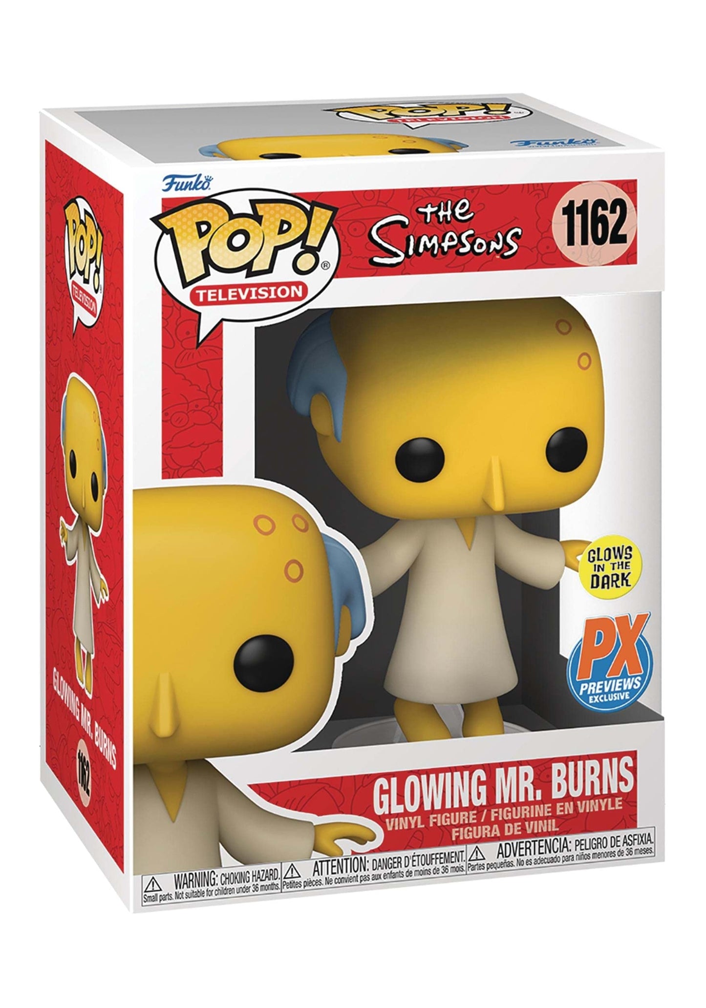 Funko Pop! Animation: The Simpsons: Glowing Mr. Burns Vinyl Figure
