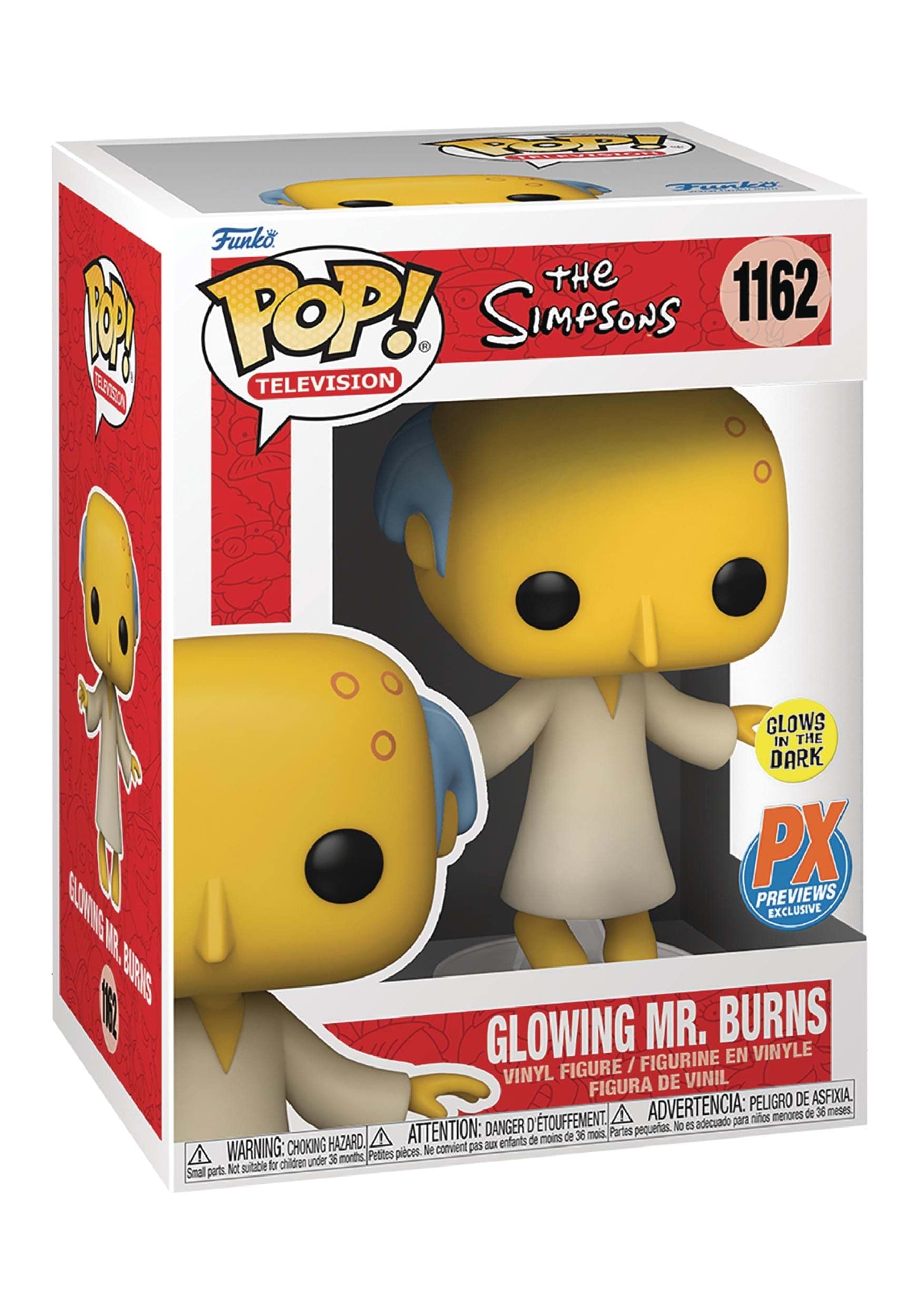 Funko Pop! Animation: The Simpsons: Glowing Mr. Burns Vinyl Figure