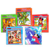Mickey Mouse Bath Toys Set - 5 Pc Bundle with 5 Mickey Mouse Learn to Read Board Books | Mickey Bath Time Book