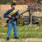 W. Britain American Civil War 31410 Union Infanty Sergeant Standing Loading Rifle 1:30 Scale Metal