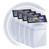 Top Loader Sleeves, Bulk 100/200 / 400 PCS Penny Sleeves for Top Loaders, Resealable Team Bags for 35-75PT Rigid Trading Card Protection, Durable