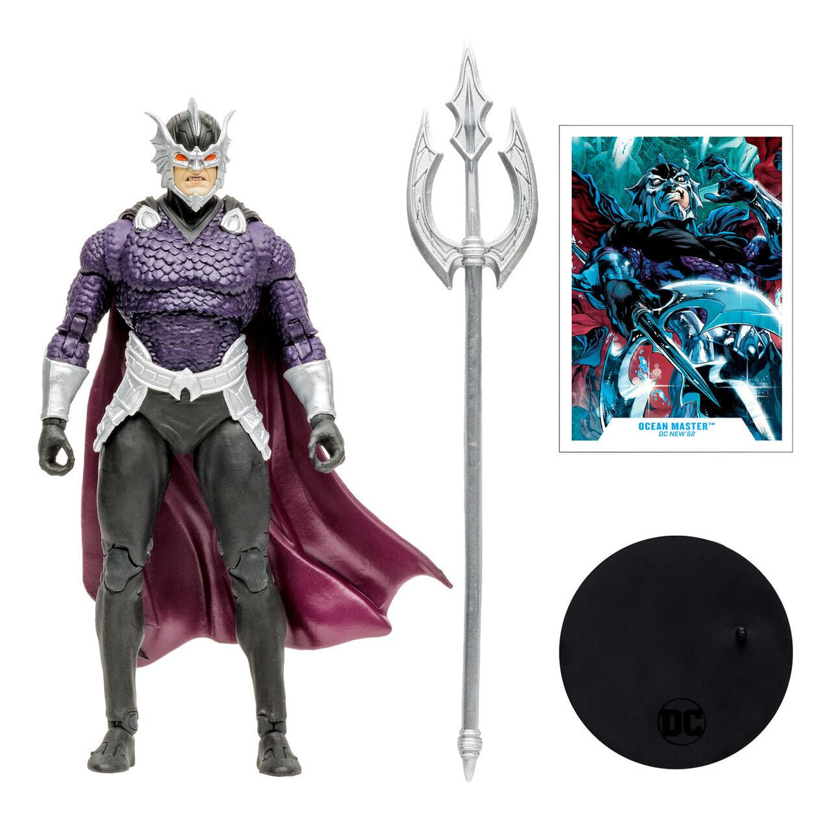 McFarlane Toys - 7-Inch Gold Label Ocean Master Figure - DC Multiverse Figures - Aquaman Toys - Gold Label Action Figure - 22 Moving Parts -