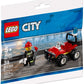 CITY Lego Set 30361 Fire ATV 39 Pieces Polybag