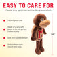 PLUSHIBLE Bridging Miles with Smiles 14" Maryland Testudo Plush Doll - Soft Rag Doll Mascot for College Football Fans, Sports-Themed Plush Figure