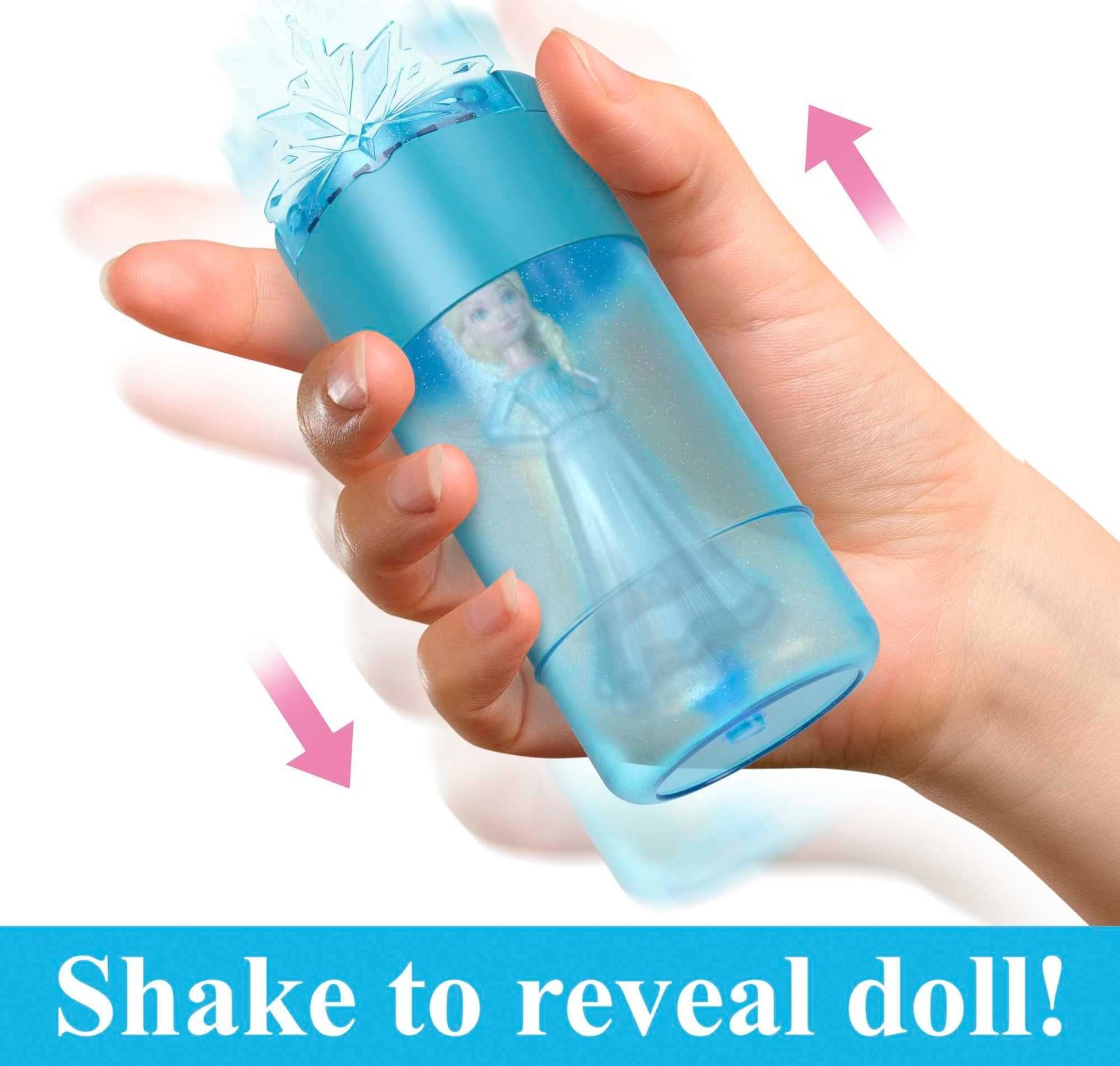 Mattel Disney Frozen Snow Color Reveal Small Doll & Accessories, 6 Surprises Include Character Figure Inspired by Mattel Disney Movies
