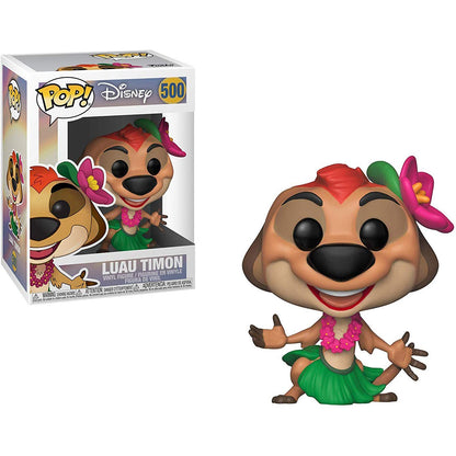 Funko Luau Timon: Lion King x POP! Disney Vinyl Figure & 1 POP! Compatible PET Plastic Graphical Protector Bundle [#500 / 36413 - B]