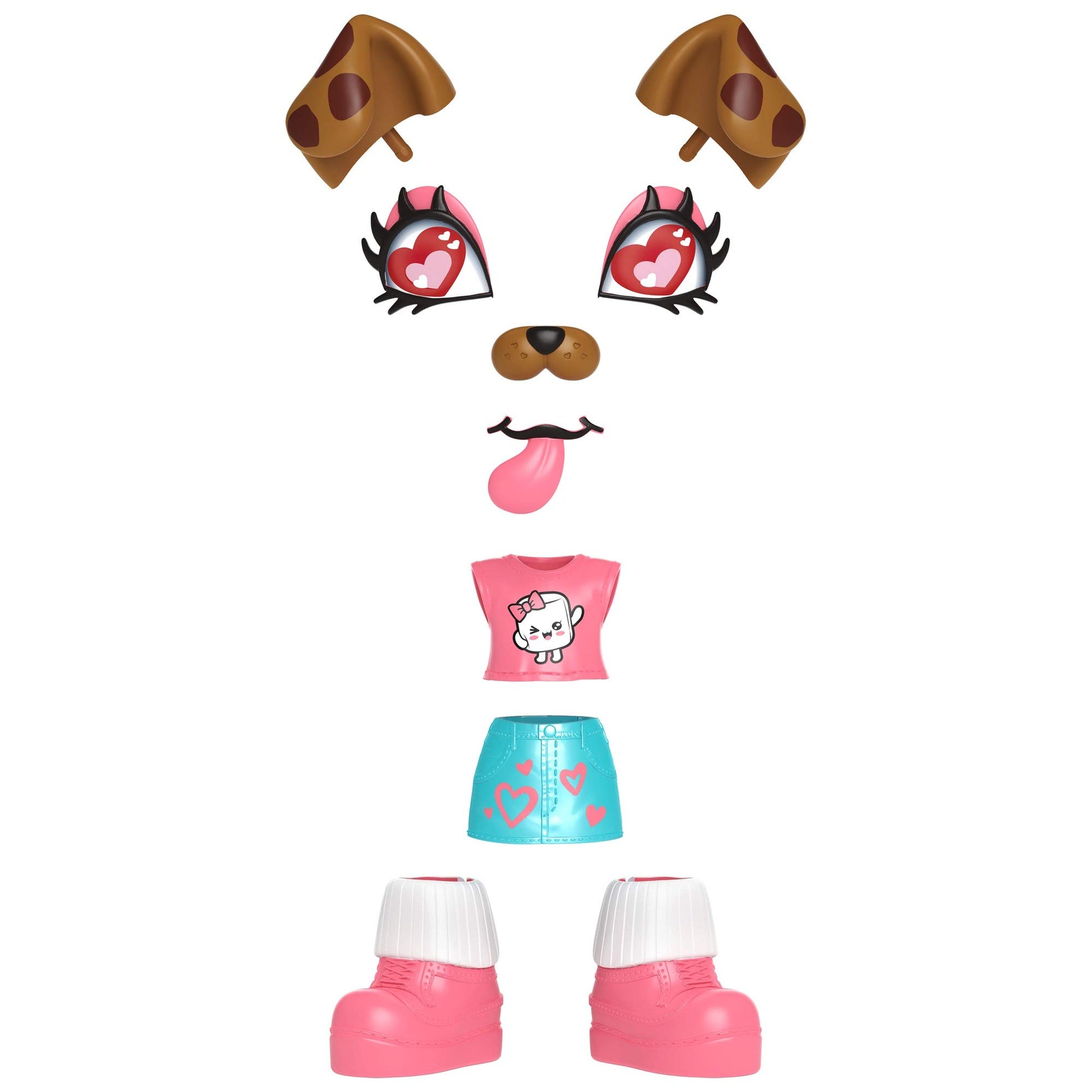 Mattel Lotta Looks S'Mores Pup Accessory Mood Pack with 10 Plug/Play Pieces by Cookie Swirl