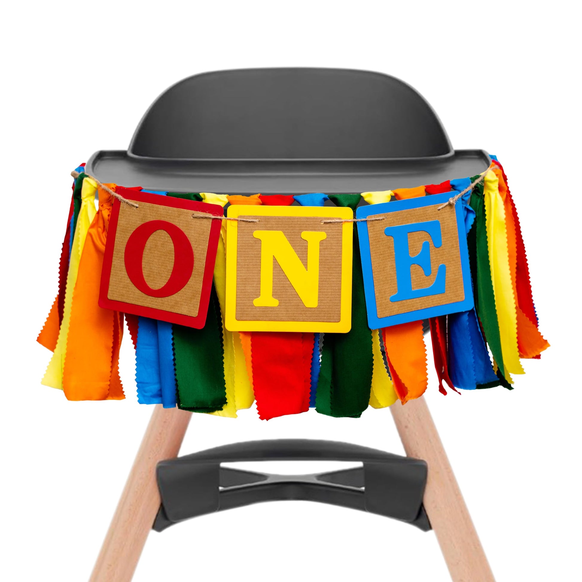 Upfirst Colorful One High Chair Banner