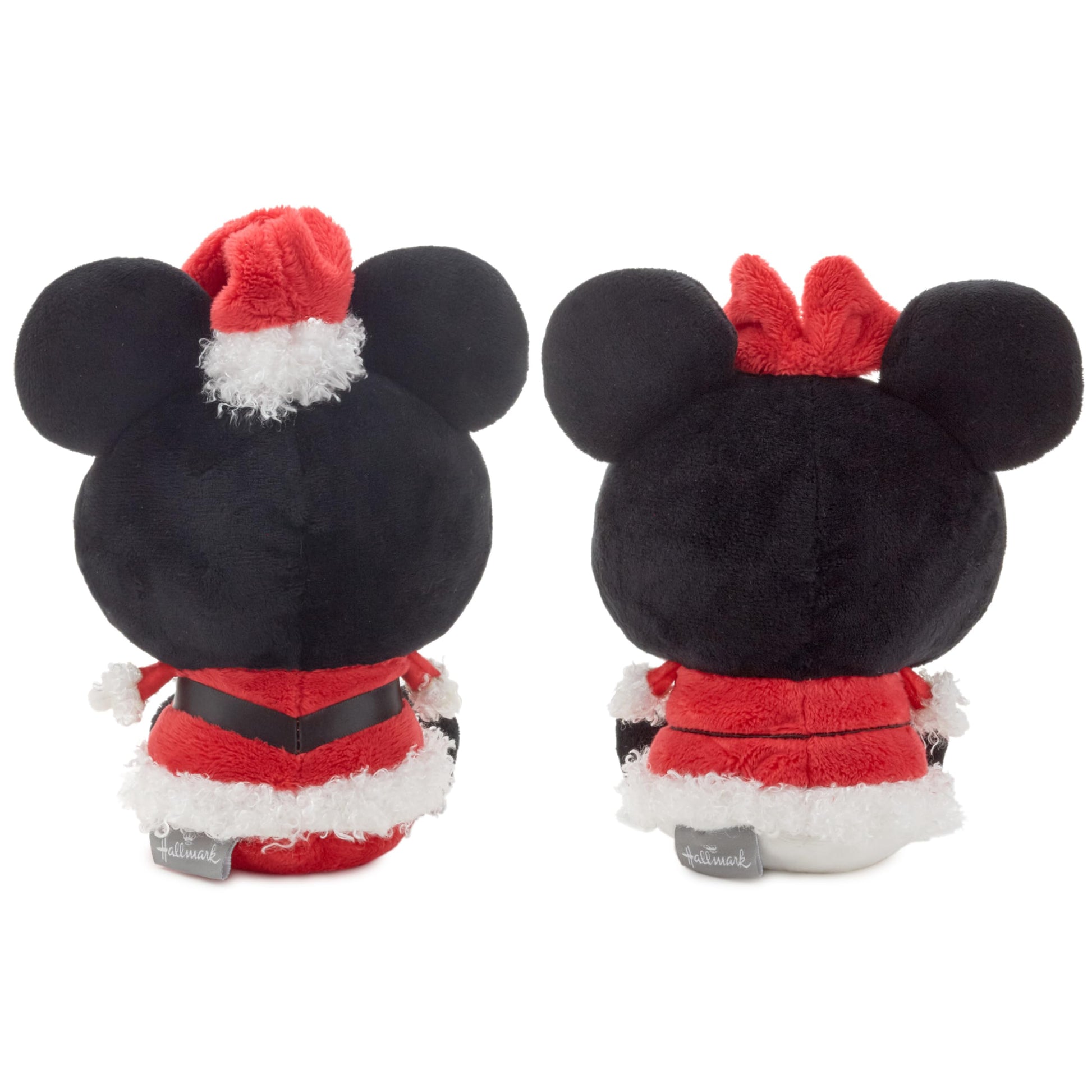 Hallmark Better Together Disney Mickey and Minnie Holiday Magnetic Plush, Set of 2