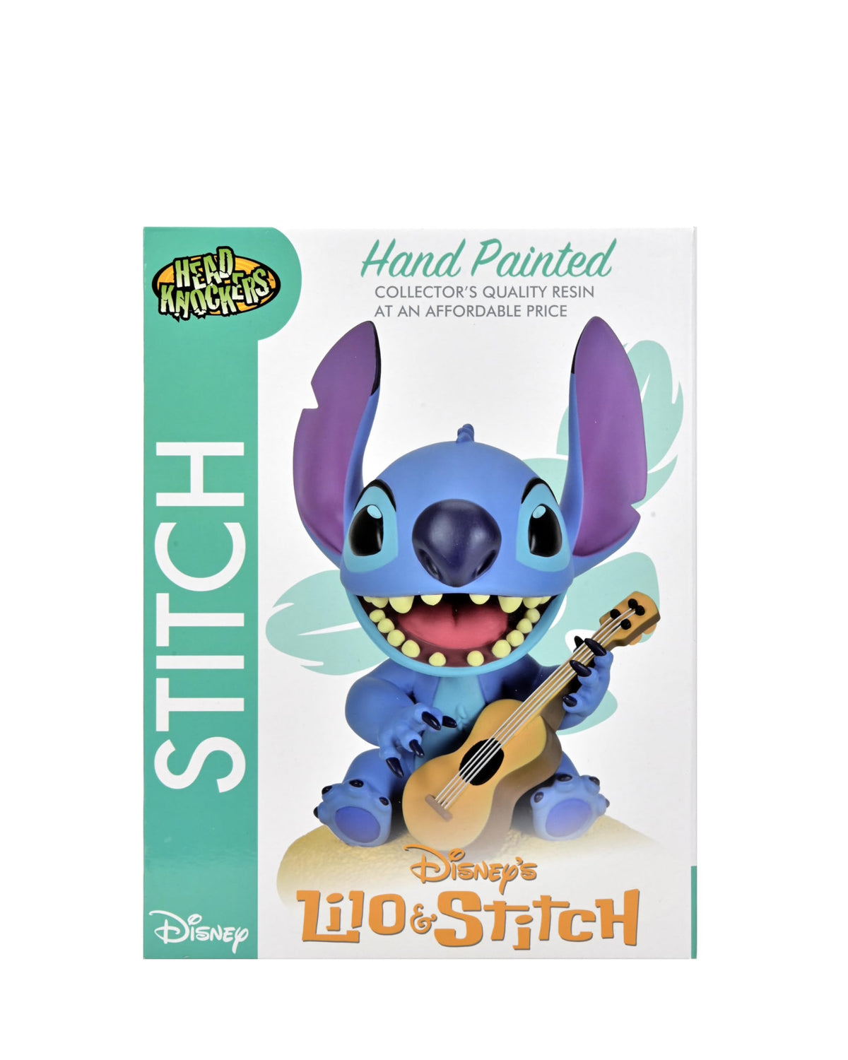 NECA Disney's Lilo & Stitch 6.5" Stitch with Ukulele Head Knocker Bobblehead